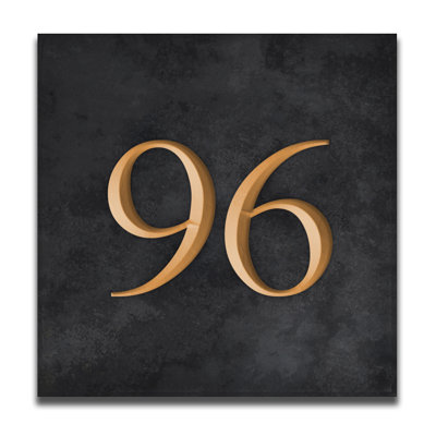 Velia 17.78cm H Stone House Number