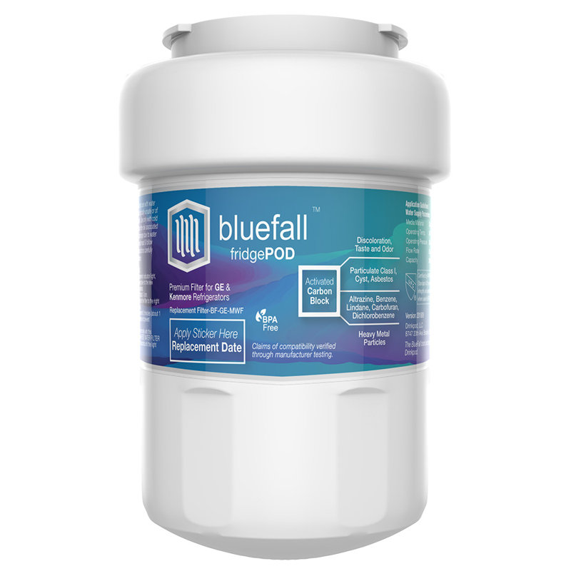 Filtre de remplacement pour réfrigérateur BlueWaw GE SmartFater compatible avec SmartWater