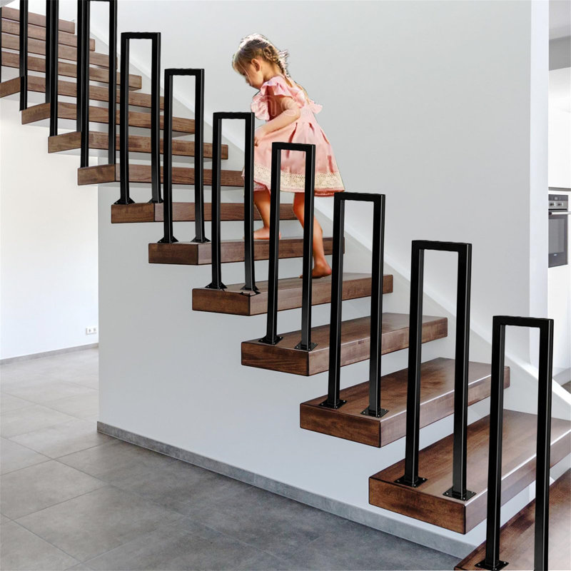 95cm H x 20cm W x 6cm D U-Shaped Staircase Railing