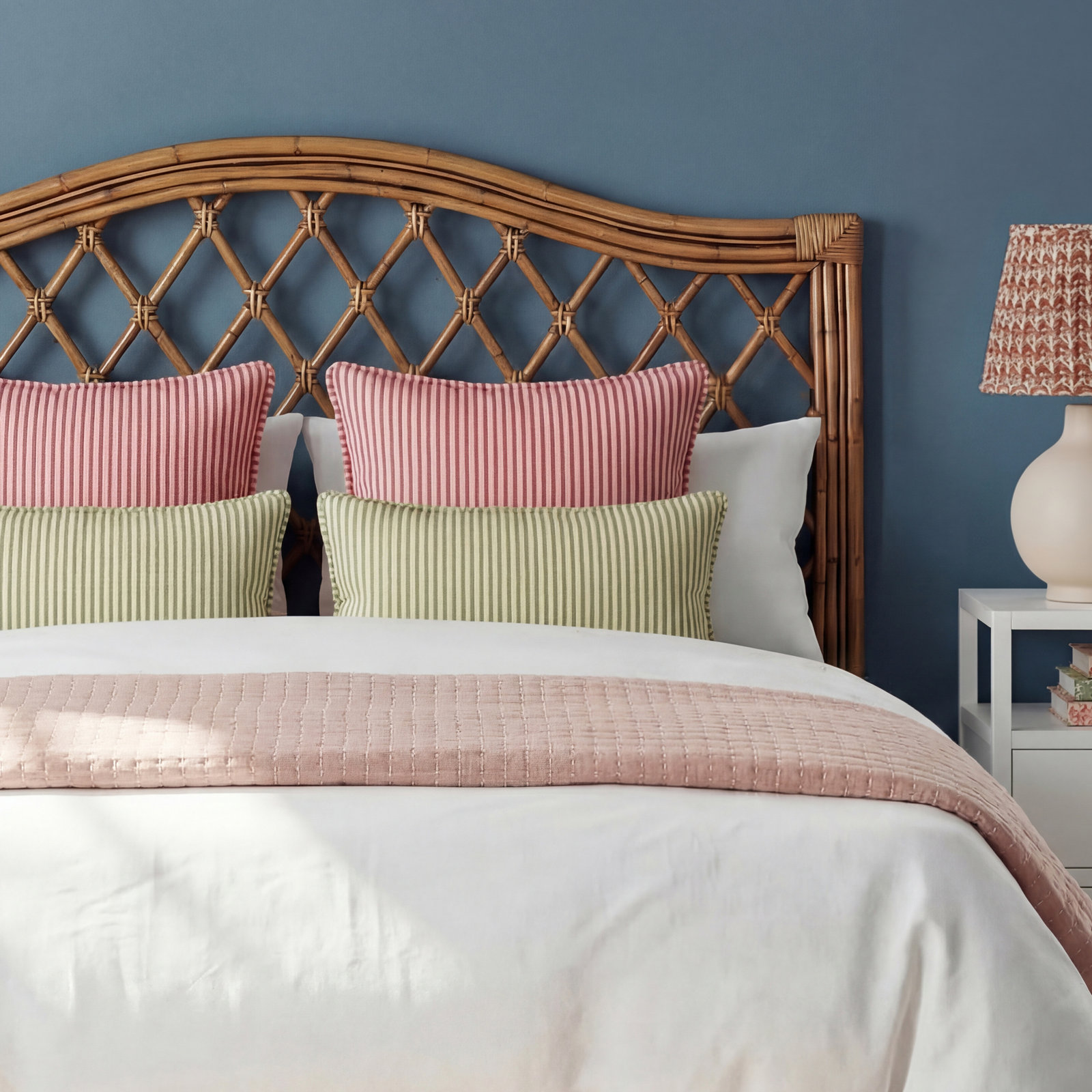 Liv Headboard, Queen, White Washed