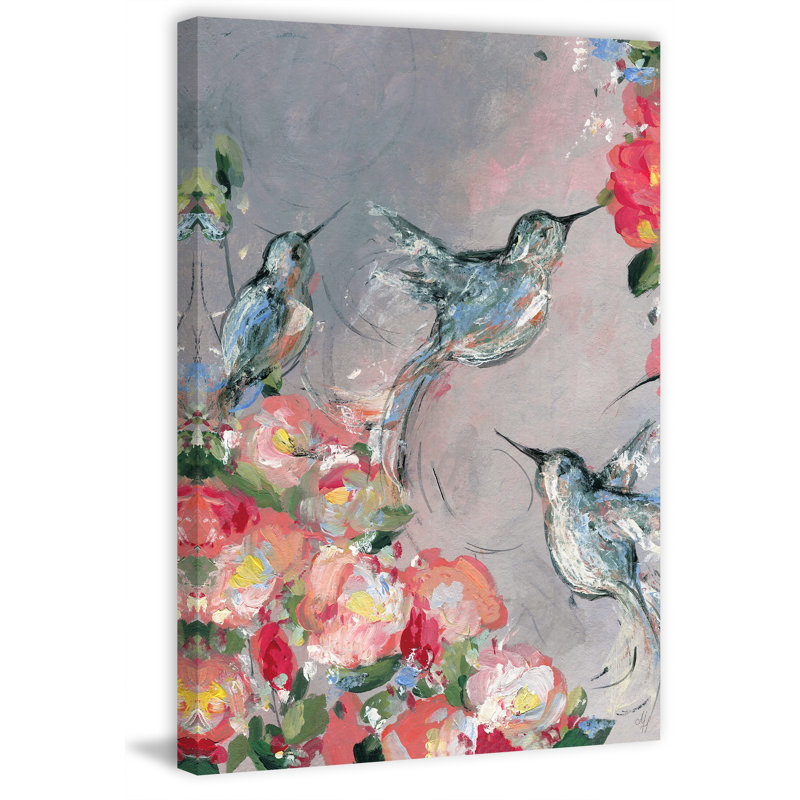 «Whimsical Garden II», reproduction sur toile, H 24 po x l 16 po x P 1,5 po
