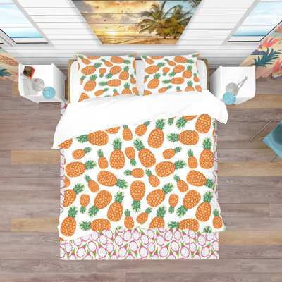 Ensemble de housse de couette tropical