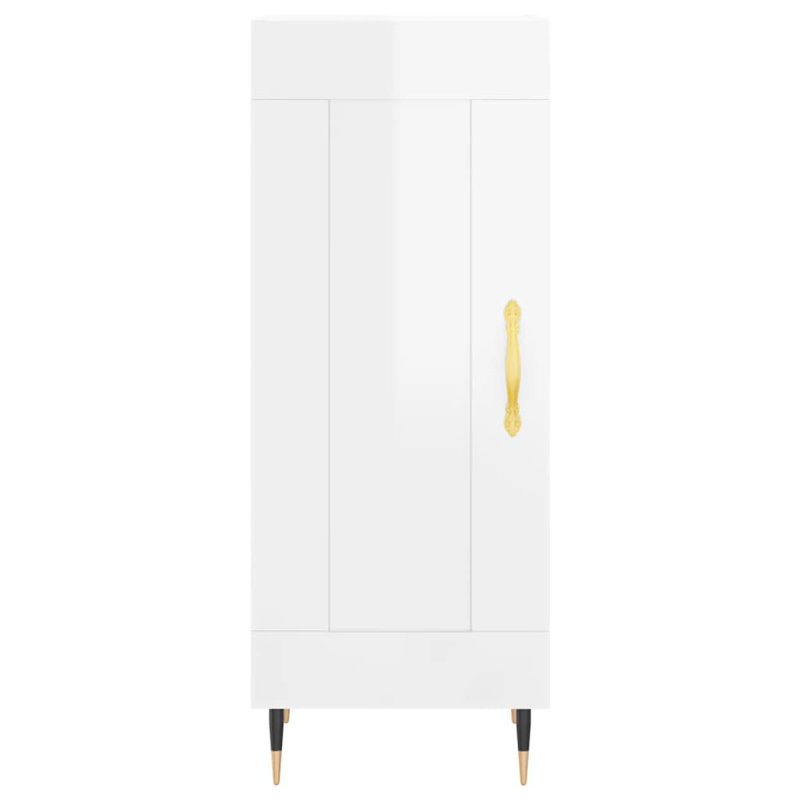 Mantu 34.5cm Sideboard, High Gloss White