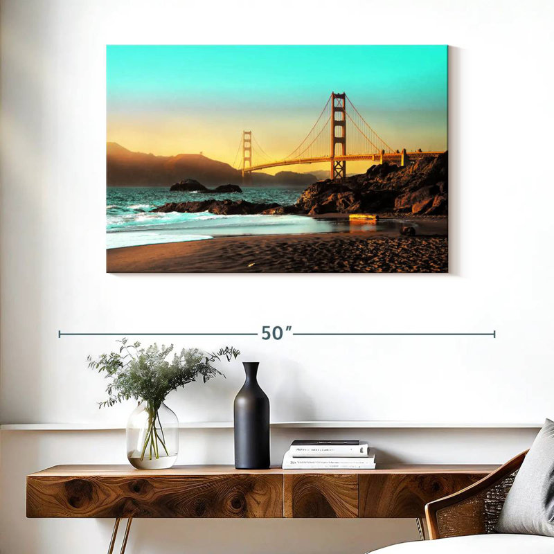Nicci San Francisco Baker Beach, H 26 po x l 39 po