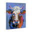 "Bold Paint Strokes Cow", art mural sur toile par Victoria Barnes-1385285538