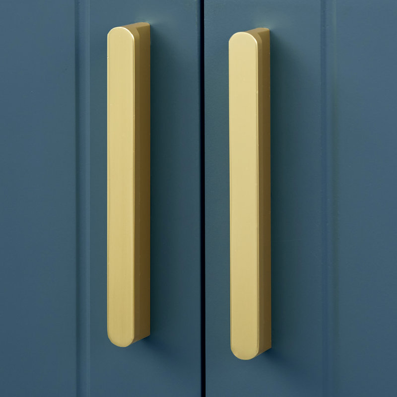 Mallorca 2-Door Manufactured Wood Accent Cabinet, Midnight Blue