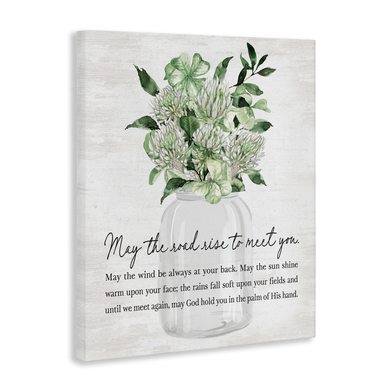 Uplifting Spring Blessing Canvas, design by Lettered and Lined, 20" H x 16" W