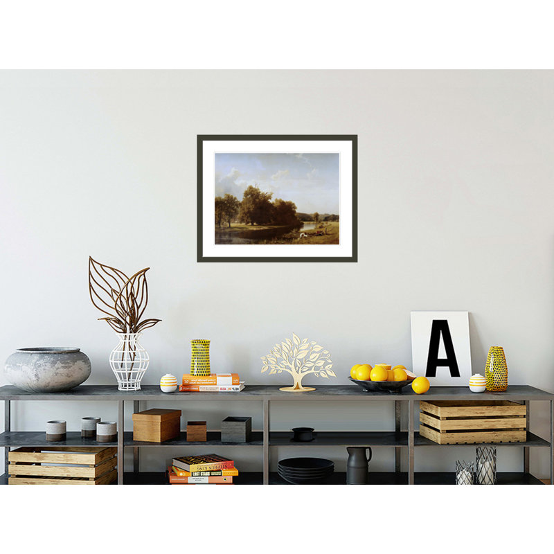 «Westphalia» par Albert Bierstadt, impression giclée encadrée, H 23,38 po x l 29,5 po