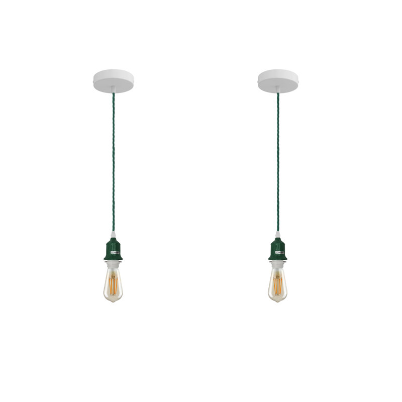 Ahamadou 1 - Light Single Pendant, Green
