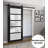 Quadro Frosted Glass Barn Door with Installation Hardware Kit-55746209-55746211-55746218
