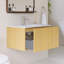 Meuble-lavabo mural simple 30 po avec comptoir intégré en céramique blanche-1559616431-1559616425