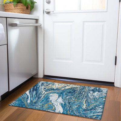 Premium Machine Washable Cossette AMF1061 Abstract Rug