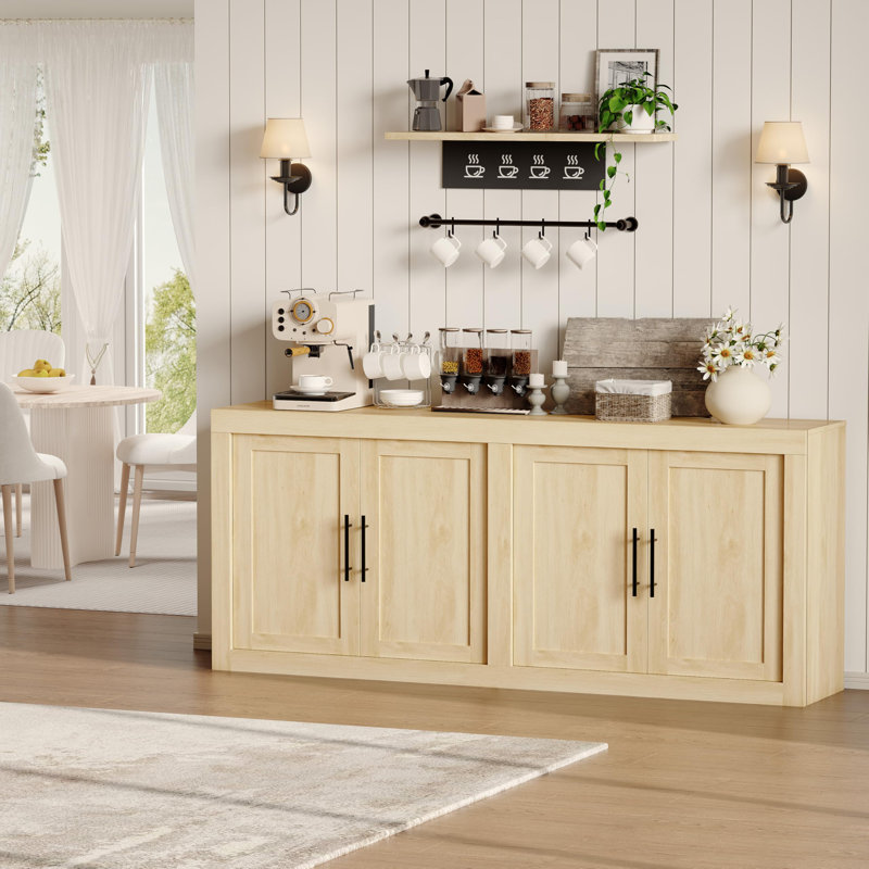 Buffet 70,8 po Farmhouse Modern, Brun