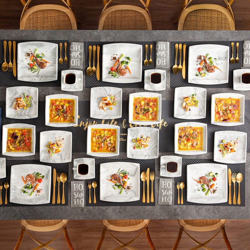 Blance 30 Piece Dinnerware Set, Service for 6 