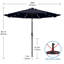 Parasol de marché éclairé Caerphilly-264100096-157318108