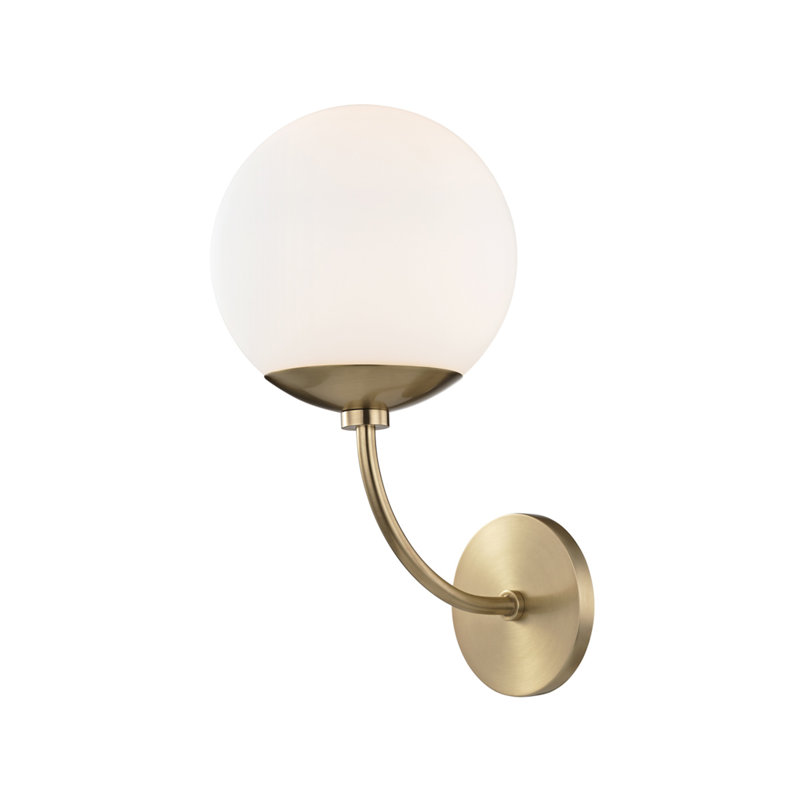 Sajah 1 - Light Armed Sconce, Aged Brass