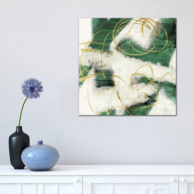 Emerald Mustard Prophecy I by Marcus Prime - Wrapped Canvas Print