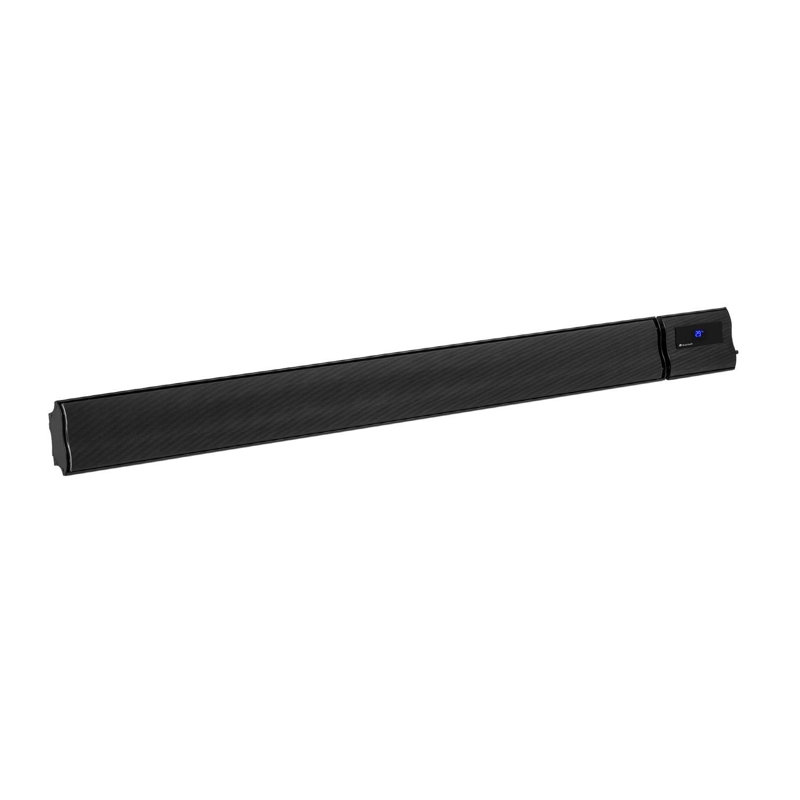 Electric Hanging Patio Heater, 6.5cm H x 184cm W x 15cm D, Black