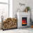 45.7'' W Metal Log Rack