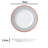 Resean 24 Piece Porcelain China Dinnerware Set - Service for 6