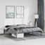 Structure de lit en métal Marlton, robuste, sans matelas-88463537-88463540