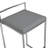 Modern Gray 25-Inch Counter Stool with Low Back and Footrest-1494801385