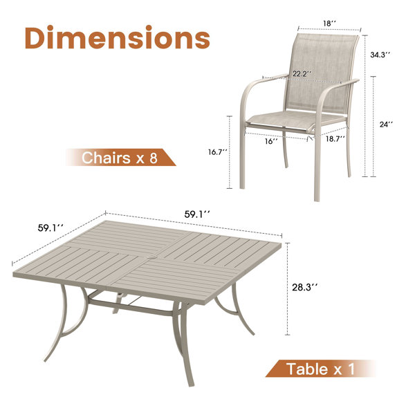 Dimensions du produit