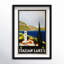 Affiche italienne italienne des Lacs bleus, reproduction encadrée par Joss & Main-66777376-66777377