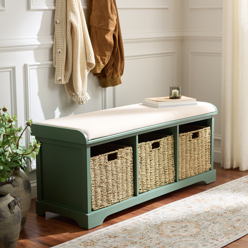 Banc de rangement Painswick, Vieux vert