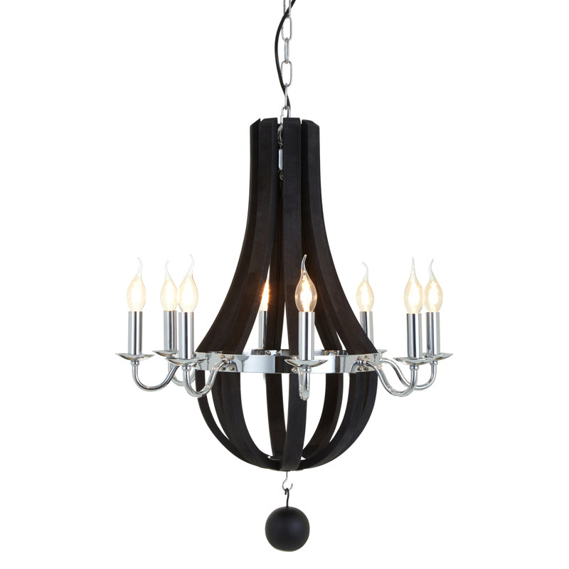 Madrona 8 - Light Candle Style Chandelier