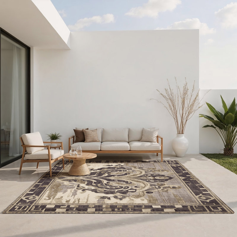Tapis intérieur et extérieur Panathenaic Path, Rectangle 1 pi 6 po x 2 pi 6 po