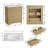 Modern Fluted Bathroom Vanity with Basin – Freestanding Cabinet, 2 Soft-Close Drawers, 1 Rotating-Down Drawer, Easy Assembly & Cleaning, Single Basin, 30 Inch-126497725