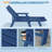 Outdoor Chaise Lounge Hdpe Reclining Chair-644212002
