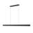 Hudson Matte Black 1 Light Linear Chandelier-123222979