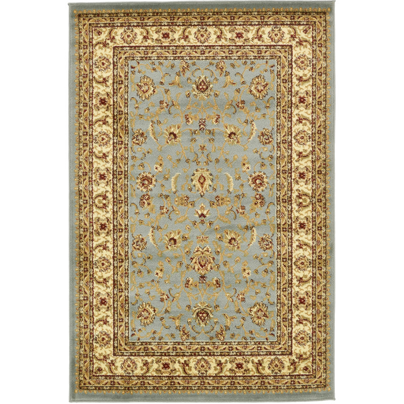 Niles Floral Indoor Rug, Rectangle 4'1" x 6'1"