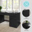 Bureau modulaire à 1 tiroir et 2 classeurs à 3 tiroirs Martha Stewart Kayden-109713901