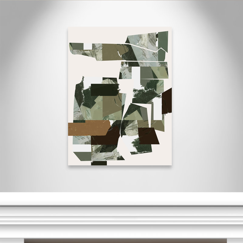 «Green Endeavour I Print» par Cartissi, 30'' W x 40'' H, Toile tendue, No Frame