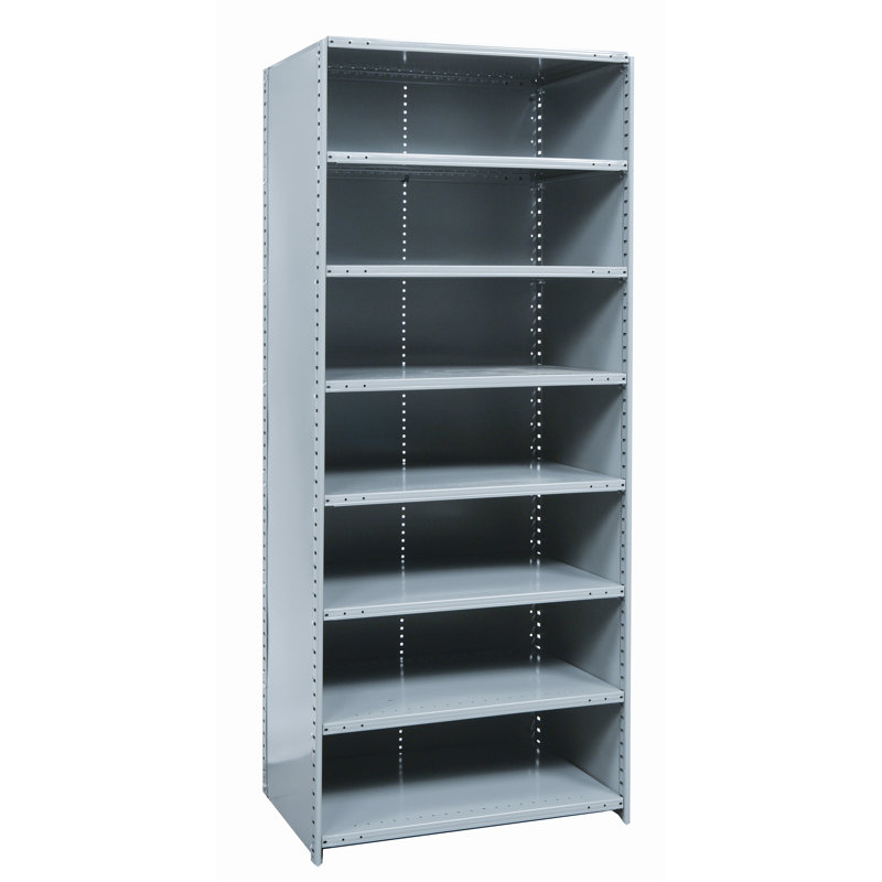 Étagère de type fermé de h 87 po h po extra lourd Hi-Tech, L 48 po x P 18 po x H 87 po