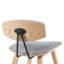Tabouret de bar ou de comptoir moderne Bilgin Payton avec assise rembourrée et structure en bois-714927830-714927828-714927847