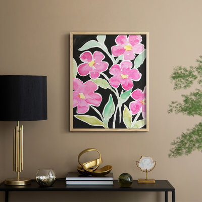 Floral Choir Framed Print - Solid Wood