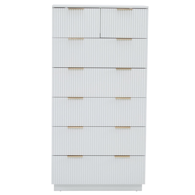 28Inch Wide Drawer Cabinet, White