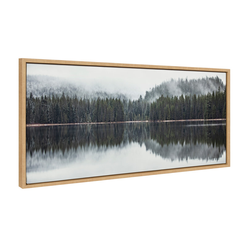 «Still Reflection» par Emiko et Mark Franzen, reproduction d'art sur toile encadrée, Jaune