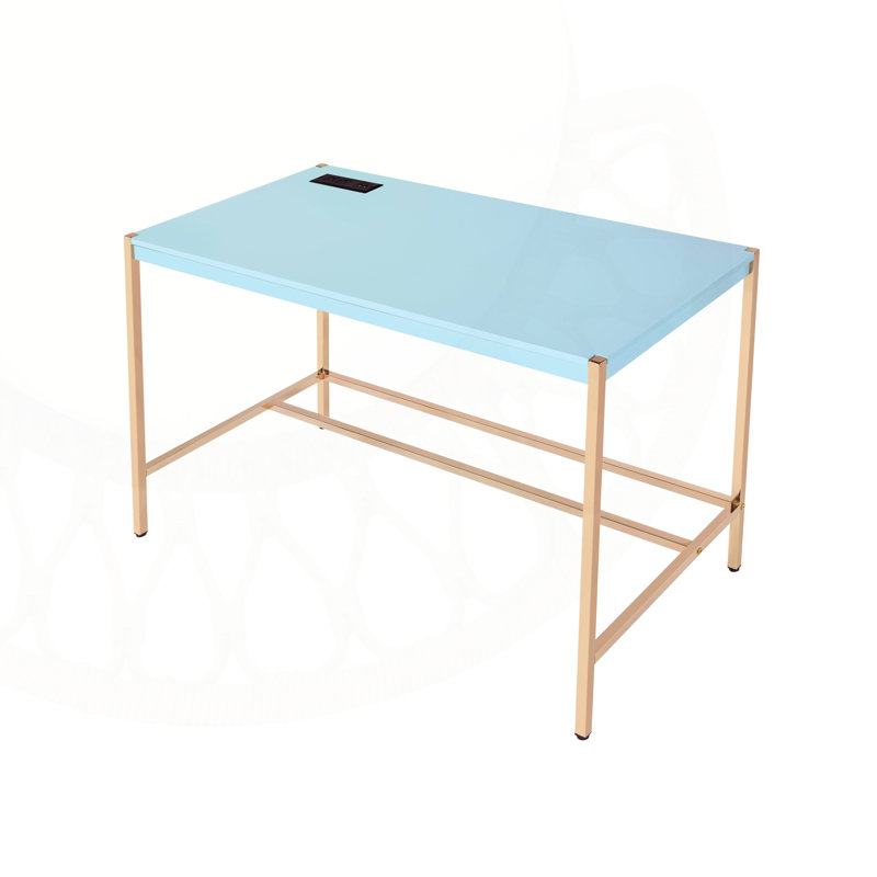 Writing Lagena with USB Port for Modern and Stylish Home Office Setup, Light Blue