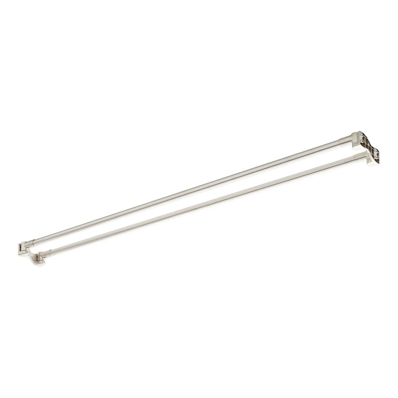 Tringle à rideau de douche 60 po, Nickel brossé