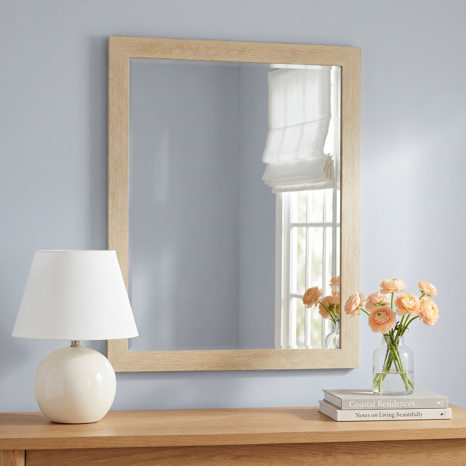 Charter 36" Oak Mirror, Tan