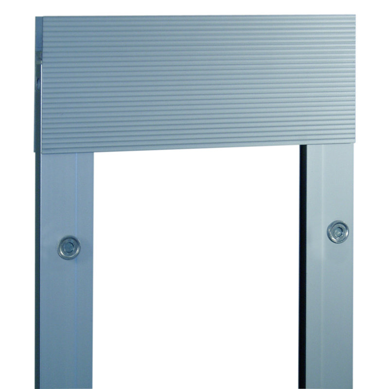 Porte pour animal de terrasse moyenne, Blanc, H 15 po x l 10,5 po, H 75 po x l 15,25 po P 1,88 po