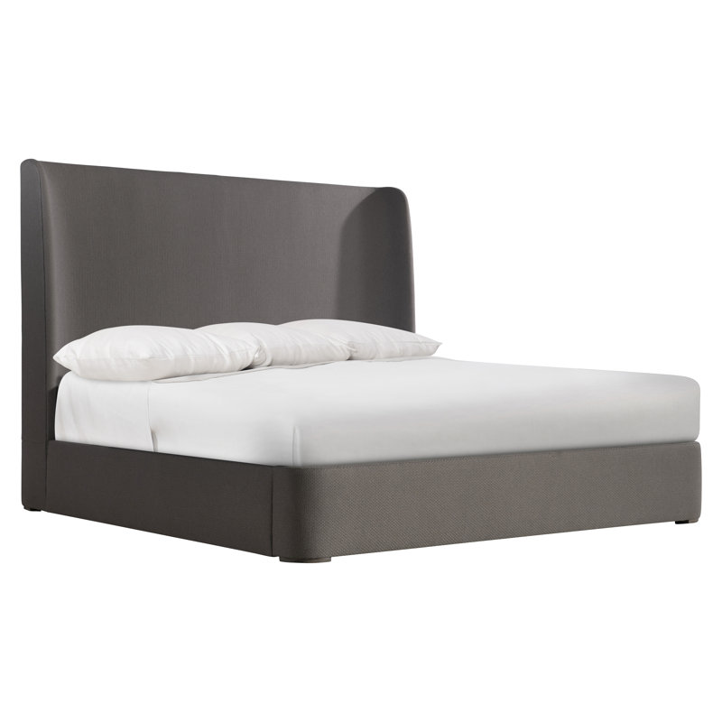 Puro Upholstered King Wingback Bed
