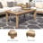 Gundrath Rectangular Eucalyptus Outdoor Coffee Table , 50'' in. W 26'' in. D