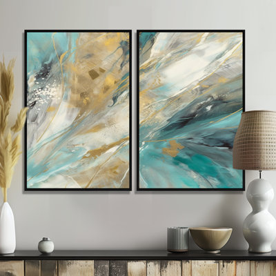 Codecido - Turquoise Canvas Wall Art