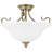 Fortunatas Glass Semi Flush Mount